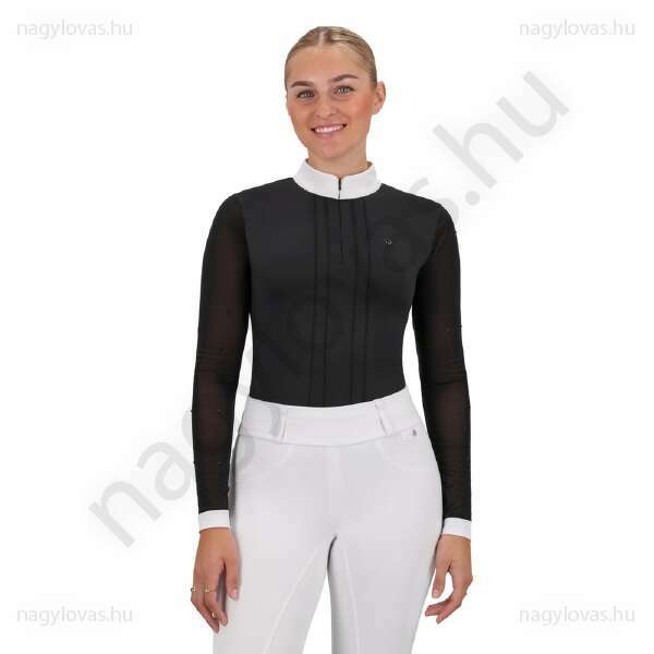 QHP Sennah női versenypóló fekete 34