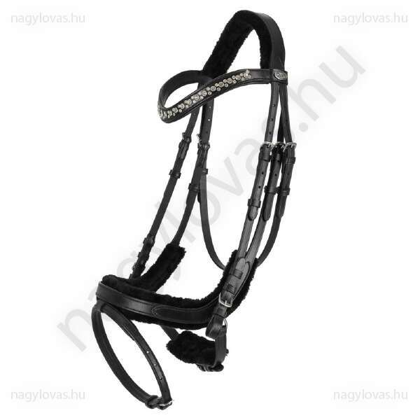QHP Sensifost kantár fekete cob