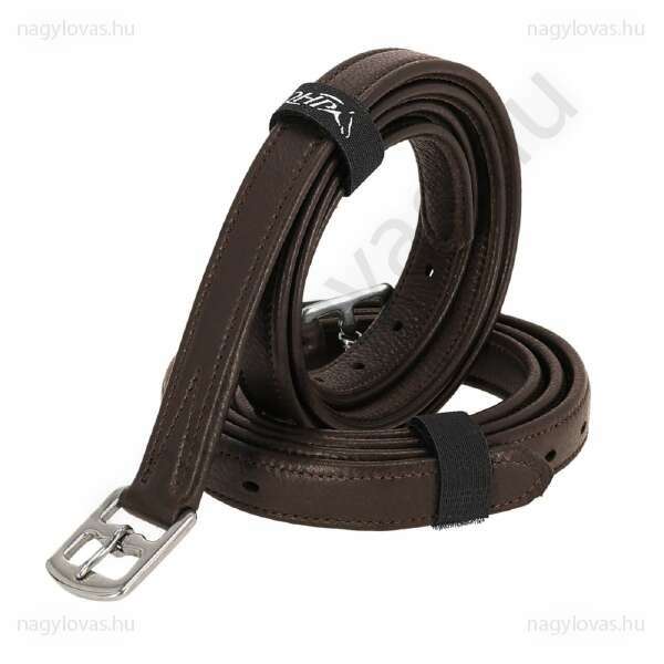 QHP Sensisoft  bőr kengyelszíj - Barna - 135