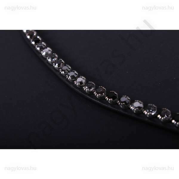 QHP ShineBright homlokszíj fekete Full