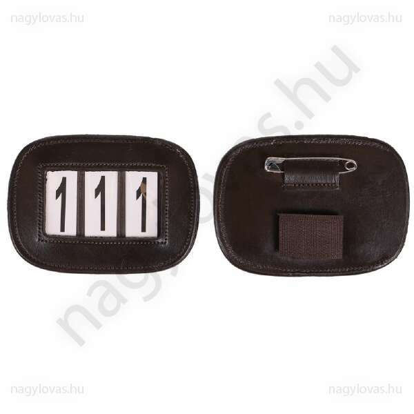 QHP versenyszámtartó barna