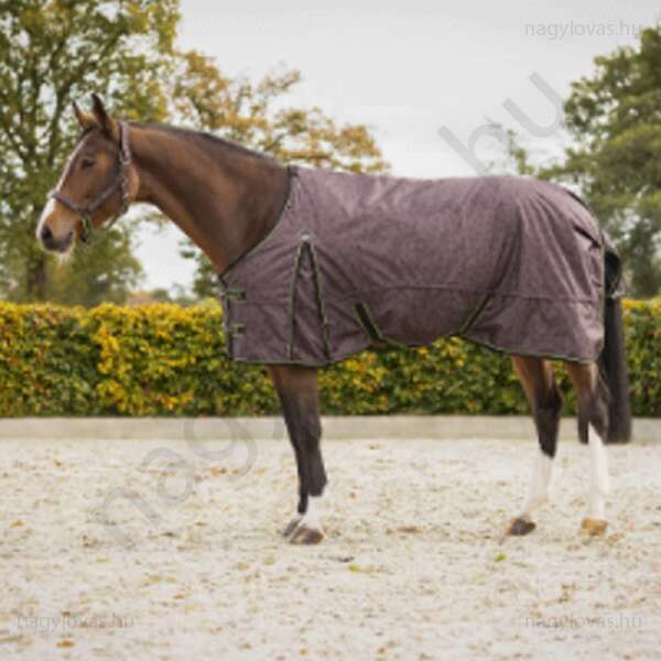 QHP vízálló karám lóakaró polár béléssel barna 125 cm