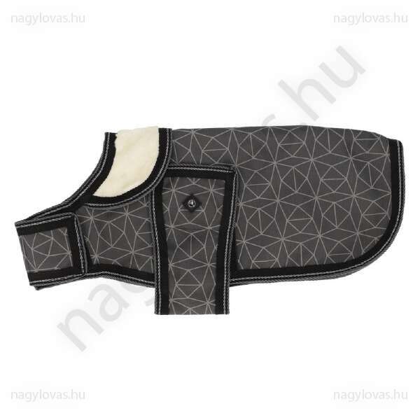 QHP vízálló kutyaruha szürke 45 cm