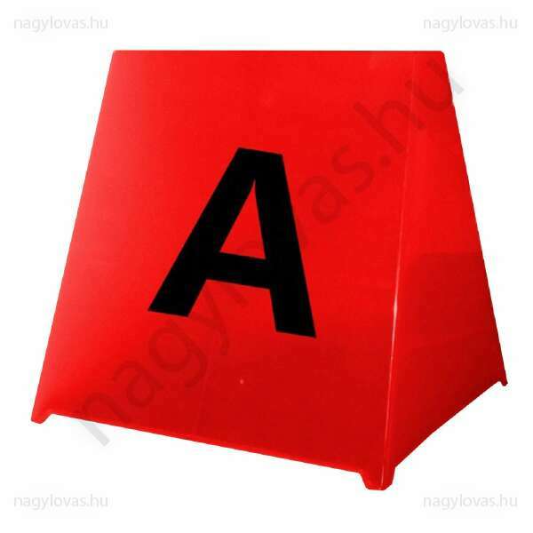 Szügletes betű szett ABCD piros