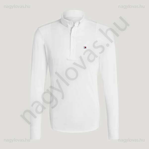 Tommy-Hilfiger Neville férfi versenypóló fehér