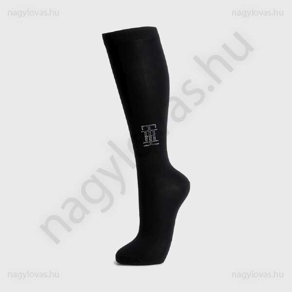 Tommy-Hilfiger strasszos lovaglózokni fekete35-38