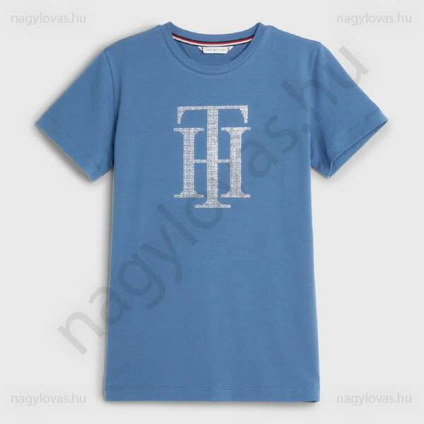Tommy-Hilfiger T-hirt női póló coast kék
