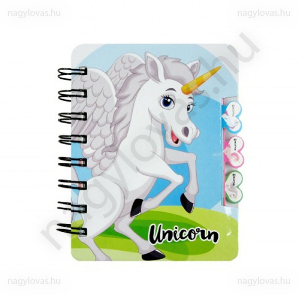 Unicorn notesz 9X12cm