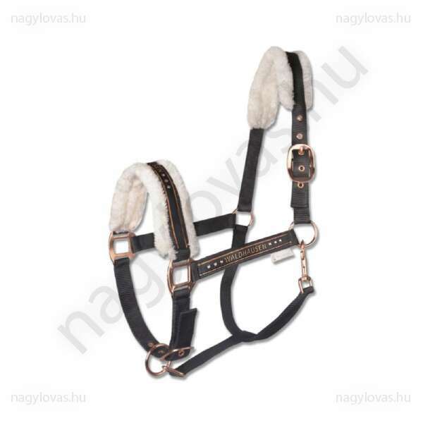 Waldhausen Elegant szőrmés kötőfék rosgold