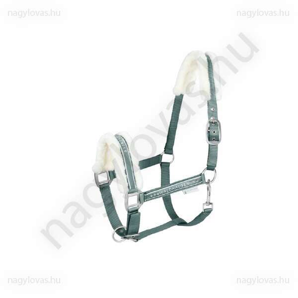 Waldhausen Elegant szőrmés kötőfék zöld