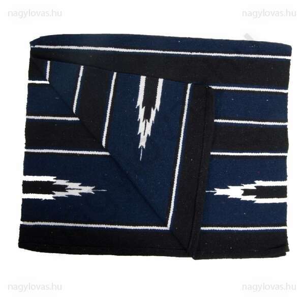 Western nyeregalátét 30"x50" skék/fekete